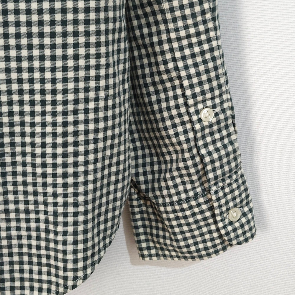 Ralph Lauren Gingham Check Long Sleeve Button Down Shirt XL Classic Fit Green - Picture 5 of 9